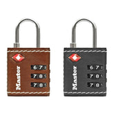 MASTERLOCK 1-1/4 in (32 mm) Wide Set Your Own Como TSA Luggage Lock; Asst Colors